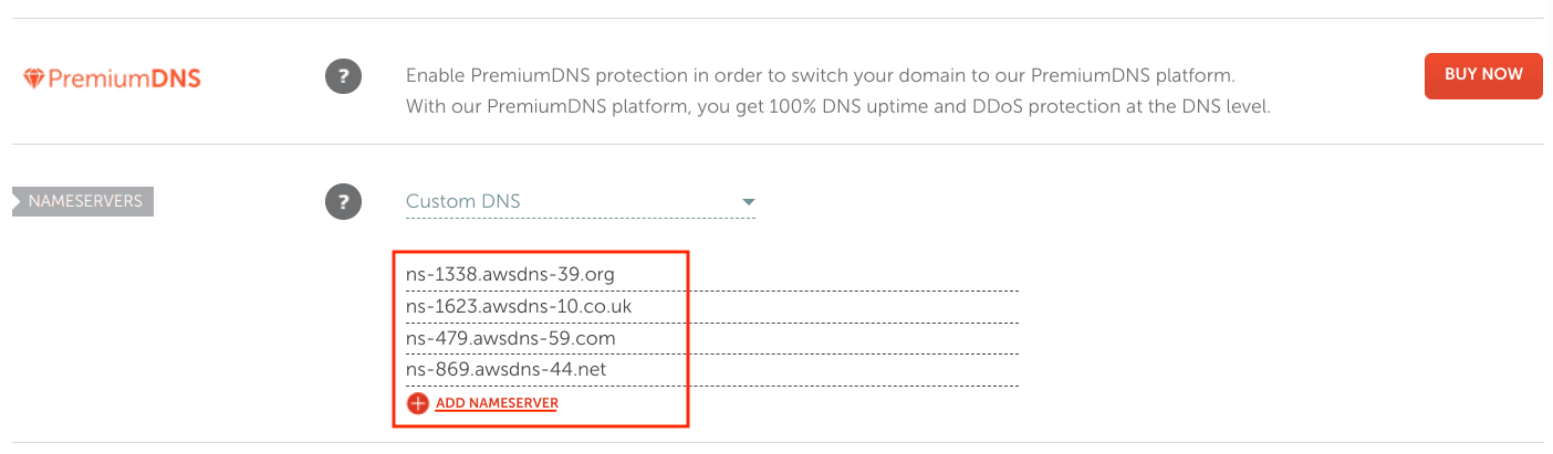 Namecheap: Update DNS records in domain